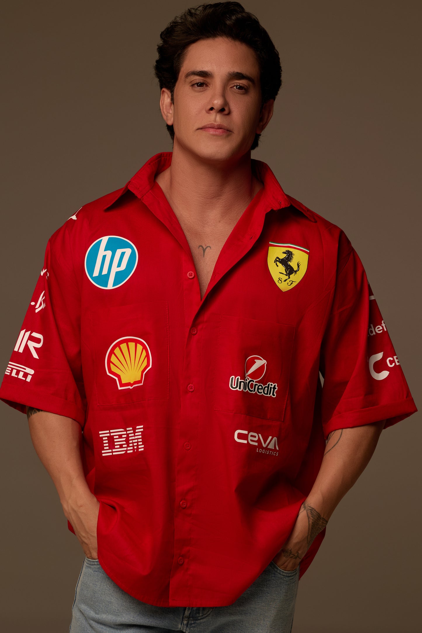 Camisa Ferrari