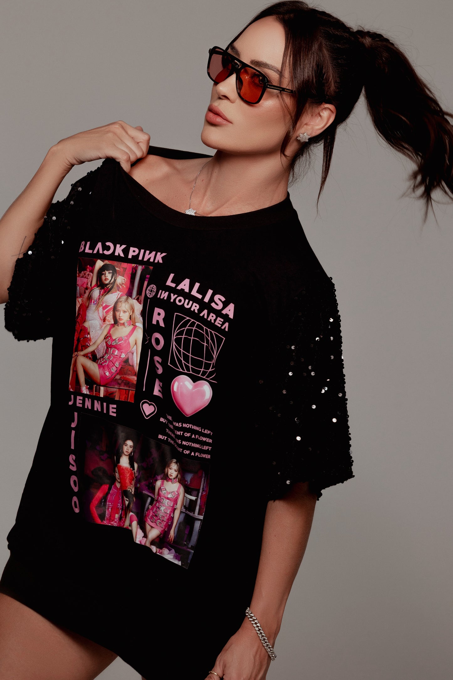 Blackpink camisa oversized