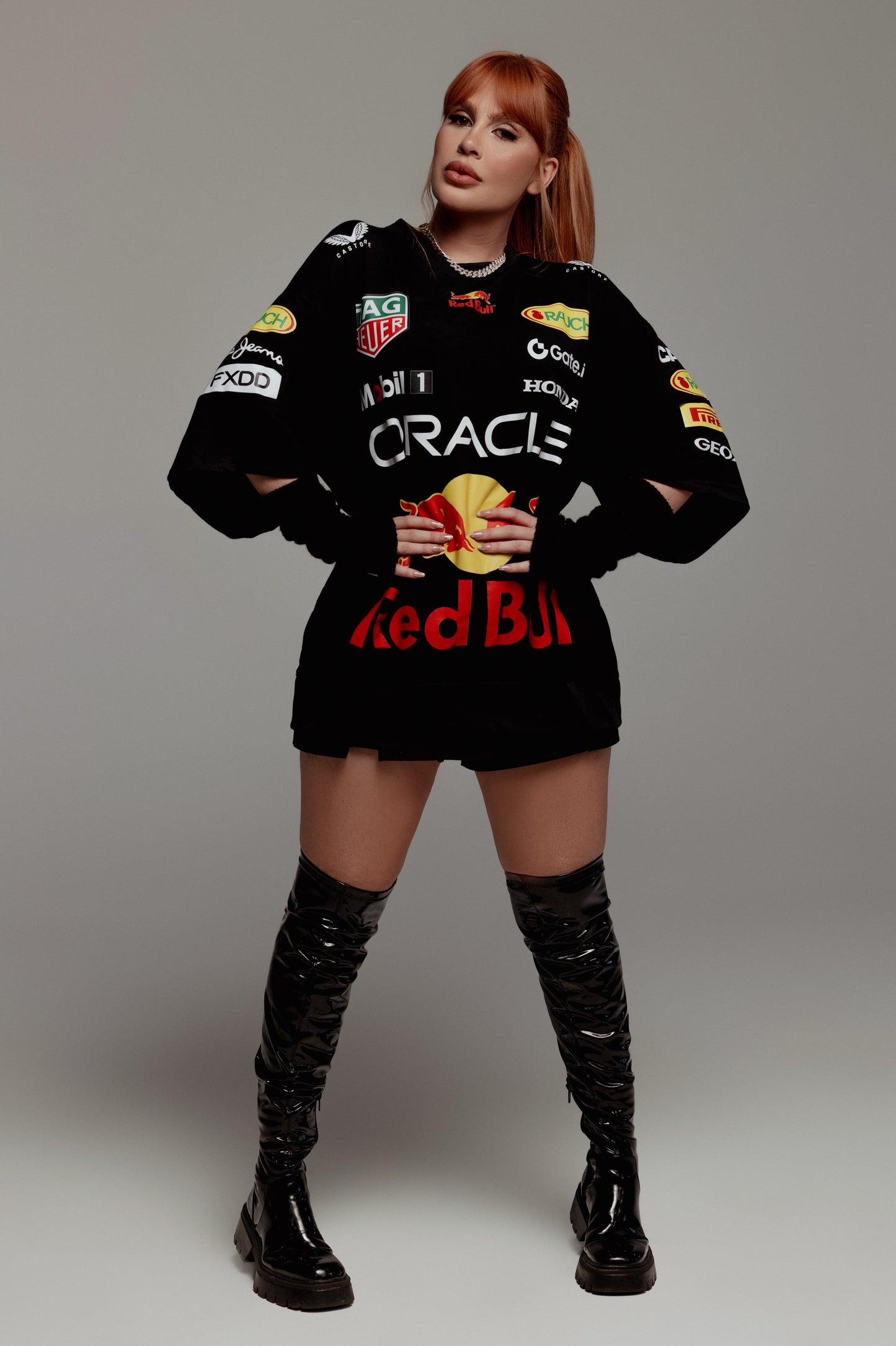 Camisa racing oversized