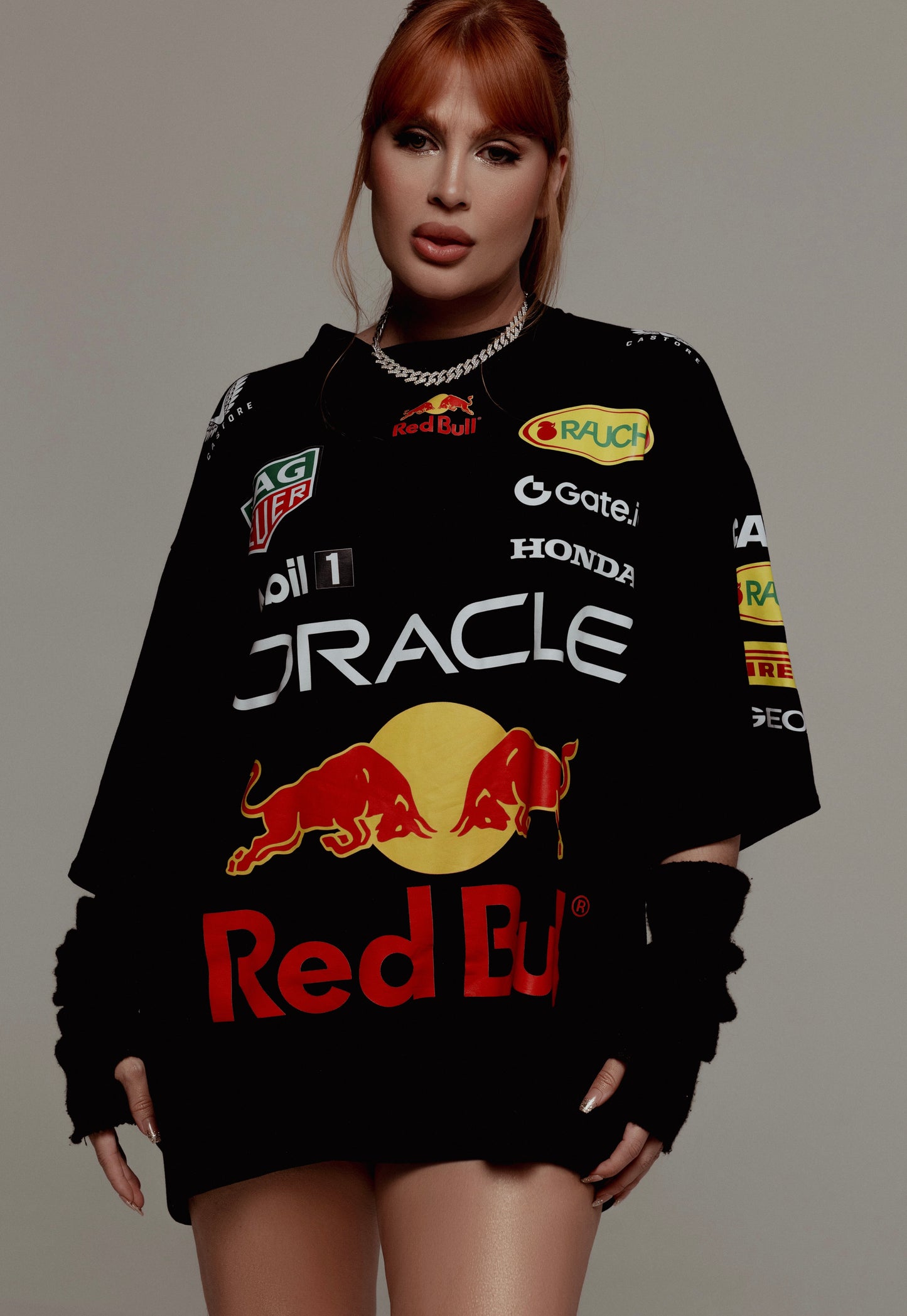 Camisa racing oversized