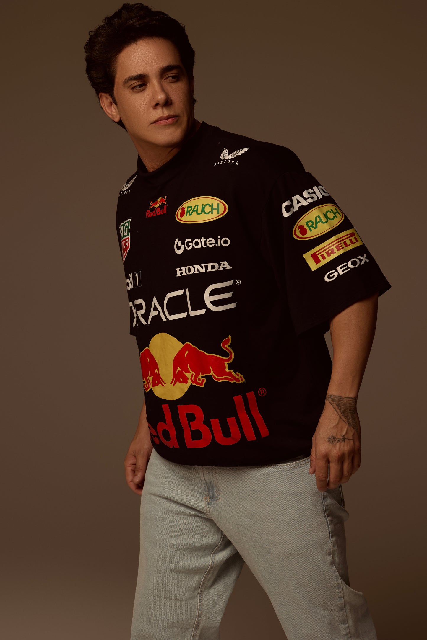 Camisa racing oversized