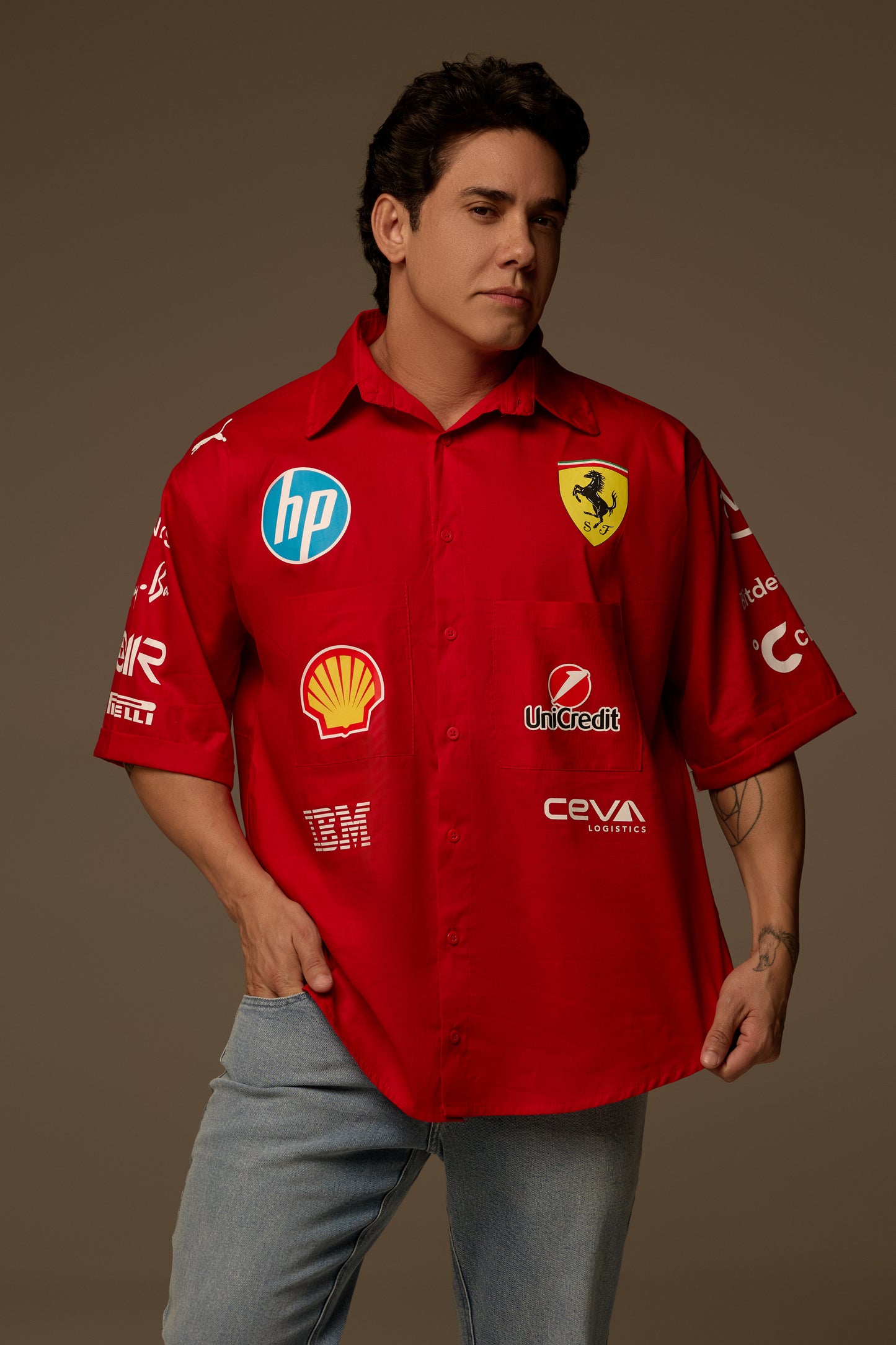 Camisa Ferrari