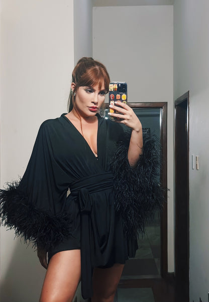Kimono plumas