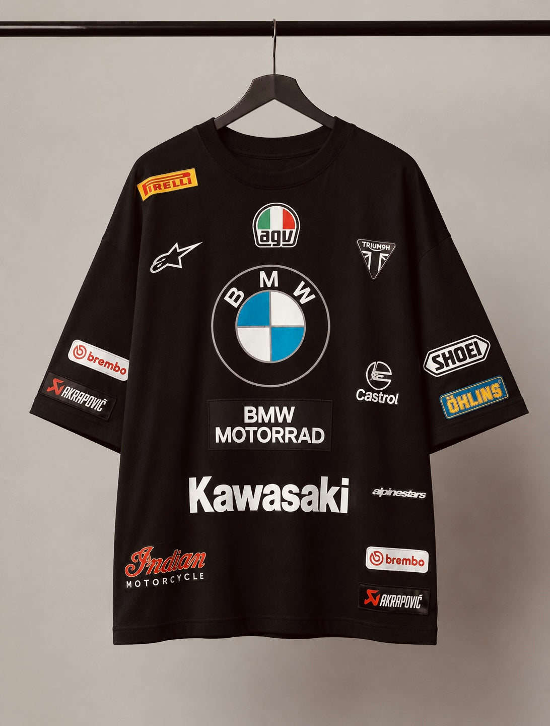 Camisa Motor club oversized