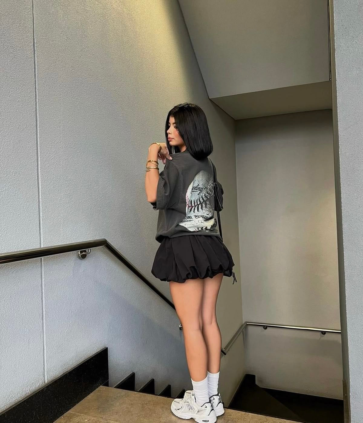 Saia balone preta