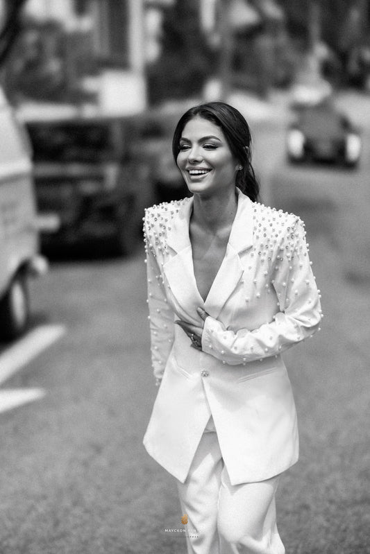 Blazer pérolas