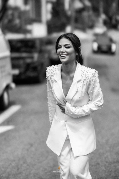 Blazer pérolas