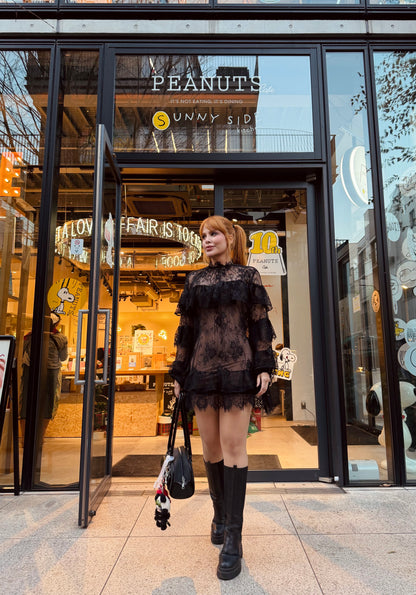 Vestido renda francesa