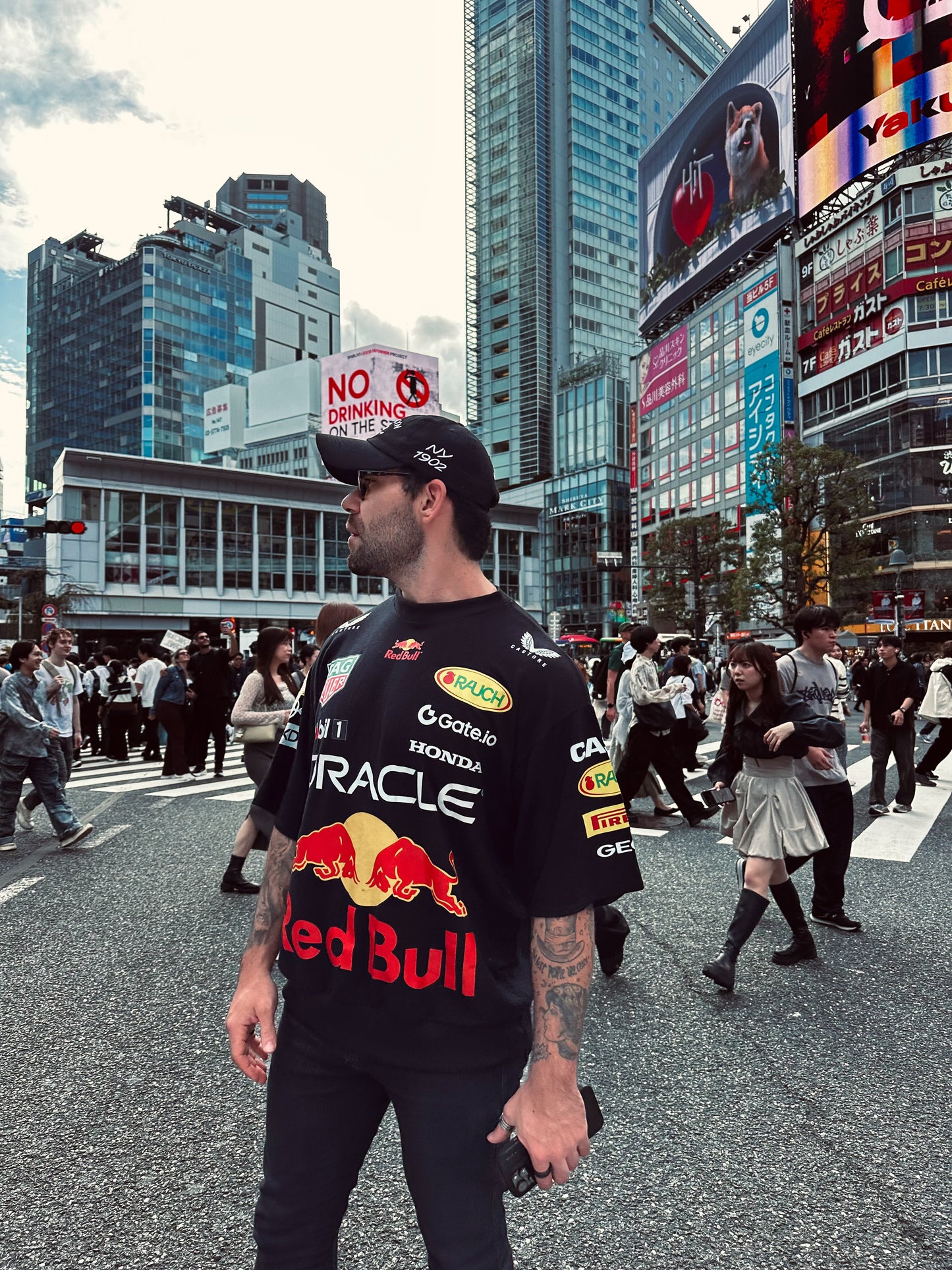 Camisa racing oversized